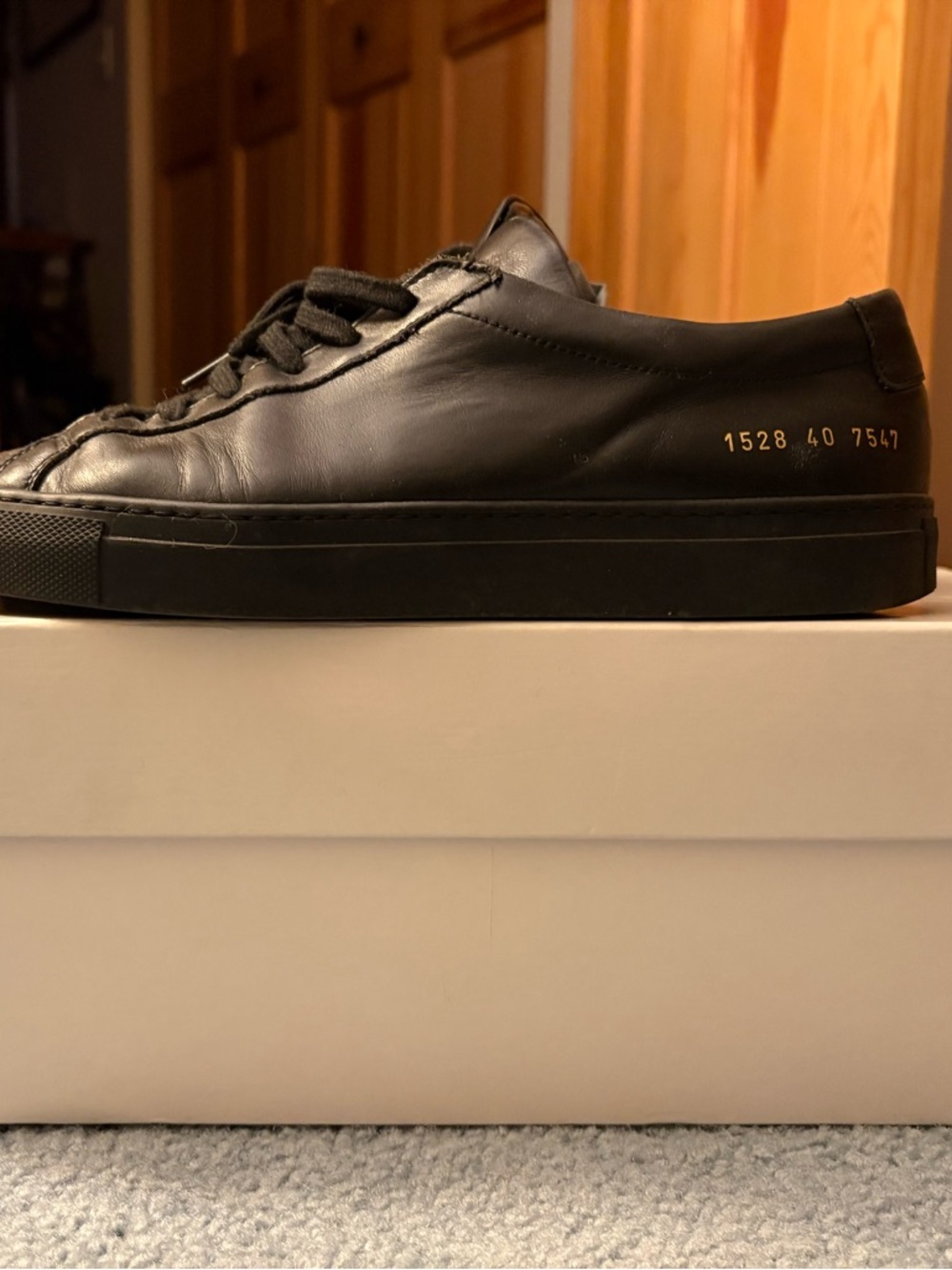 Common Projects Original Achilles Low Black